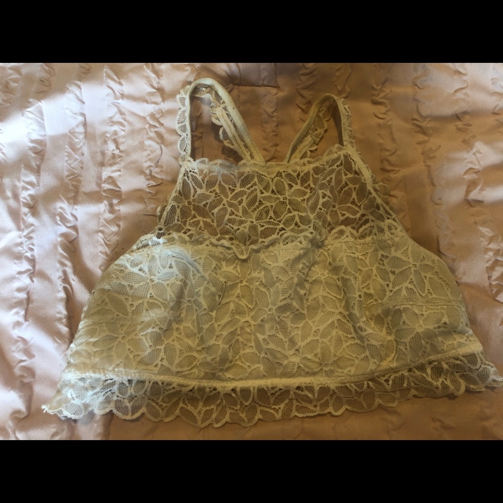 High neck aerie bralette